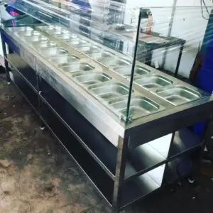 STAINLESS STEEL SERVICE CURRES COUNTER