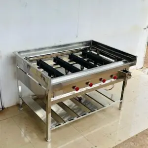 STAINLESS STEEL 4 BURNER DOSA STOVE