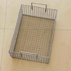 Mesh perforated disinfection baskets