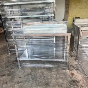 Stainless steel display counter