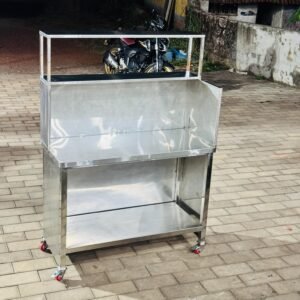 Stainless steel counter
