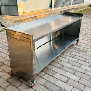 COMMERCIAL STAINLESS STEEL WORK TABLE