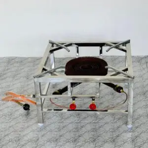 industrial-style gas stove