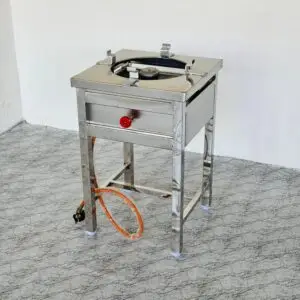 industrial-style gas stove