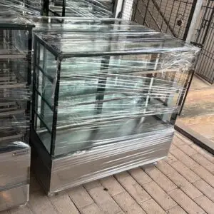 Stainless steel display counter
