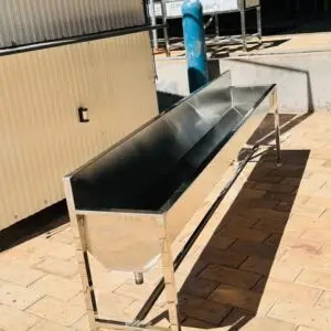 STAINLESS STEEL WASH TROUGH