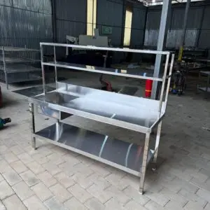 kitchen counter with sink