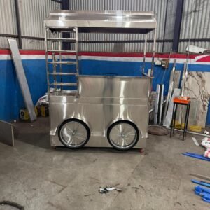 stainless steel food cart