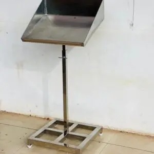 Stainless steel petri dish stand