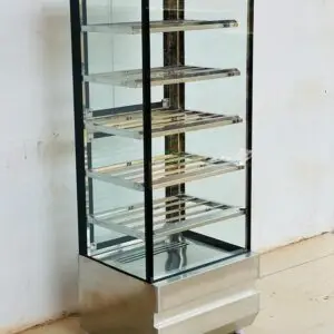 glass hot bakery display counters