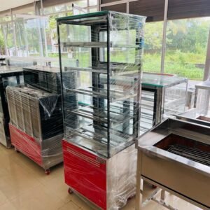 glass hot bakery display counters