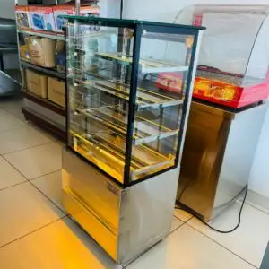 hot snacks display counter