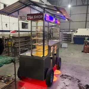 street fast food cart or tea shop