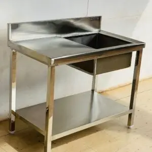 Stainless steel sink table