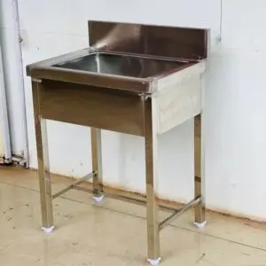 stainless steel single bowl sink
