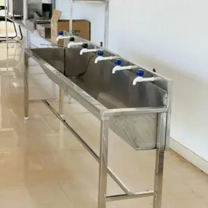 stainless steel hand wash sink