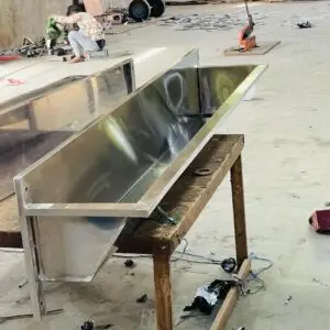 stainless steel hand wash sink